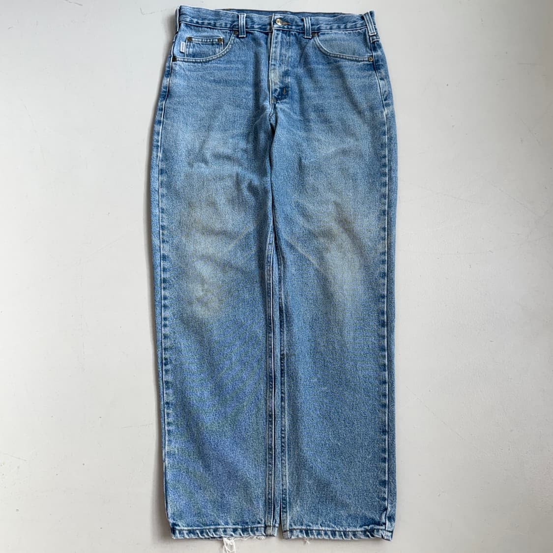 칼하트 OG 가죽패치 워크 데님팬츠 상품이미지2