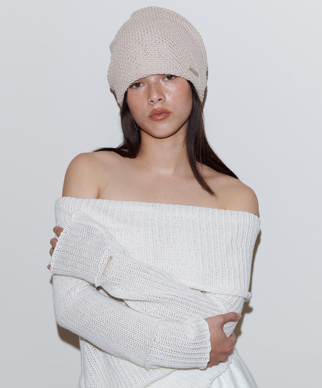 폴리수엠 스크런치 비니 베이지 상품이미지2