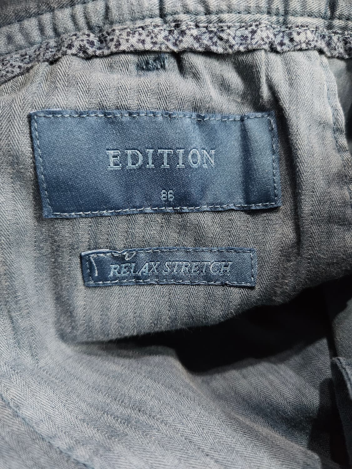 에디션 스카이블루 남성 허리 32~33 면바지  상품이미지3