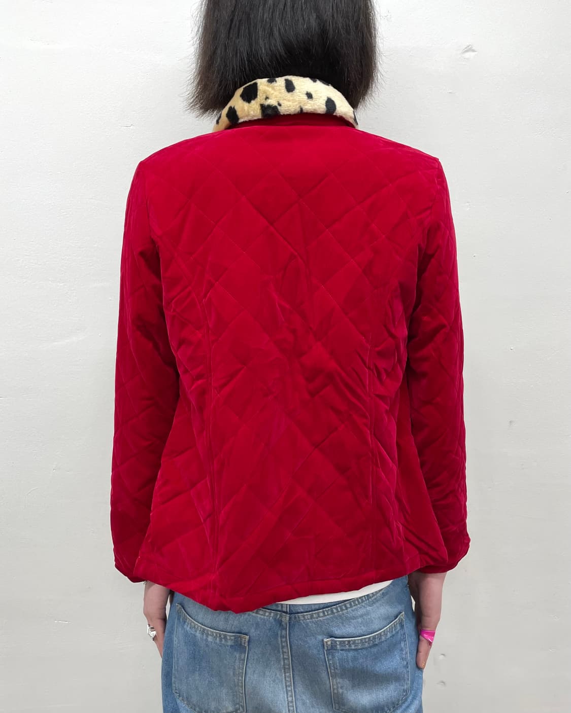Cow fur Red Jumper  상품이미지2