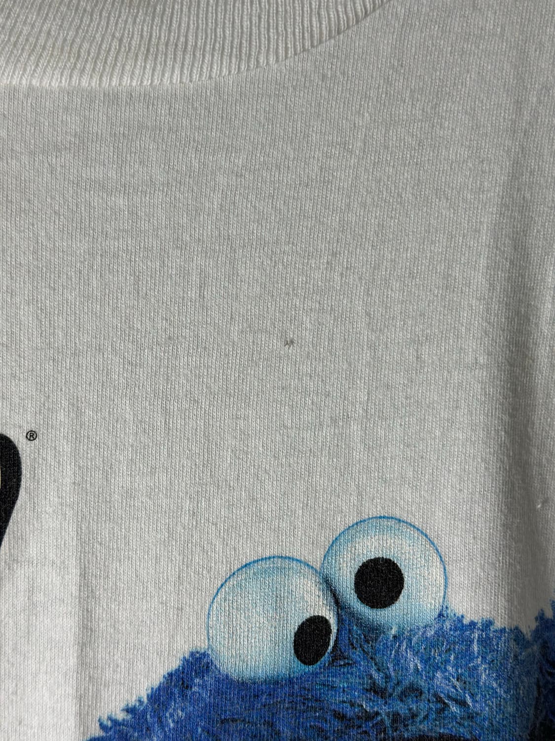 90s Cookie monster 세서미스트리트 티셔츠 XL 상품이미지4