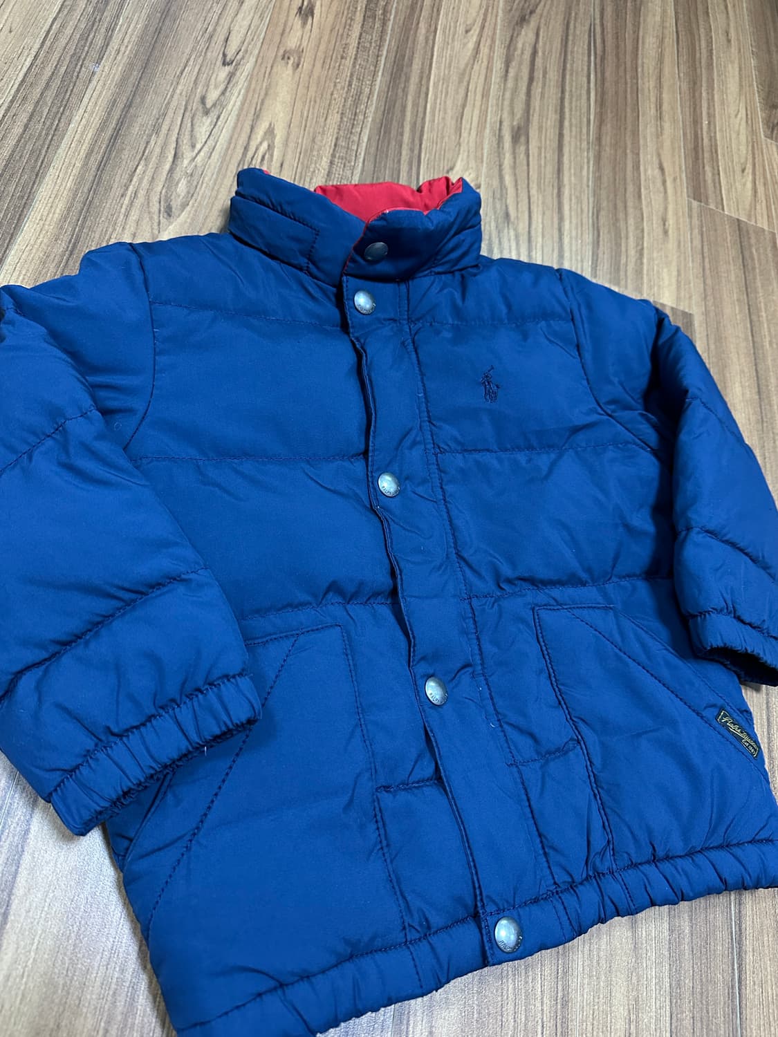 폴로 키즈 네이비 퀼팅 자켓 3/3T 상품이미지3