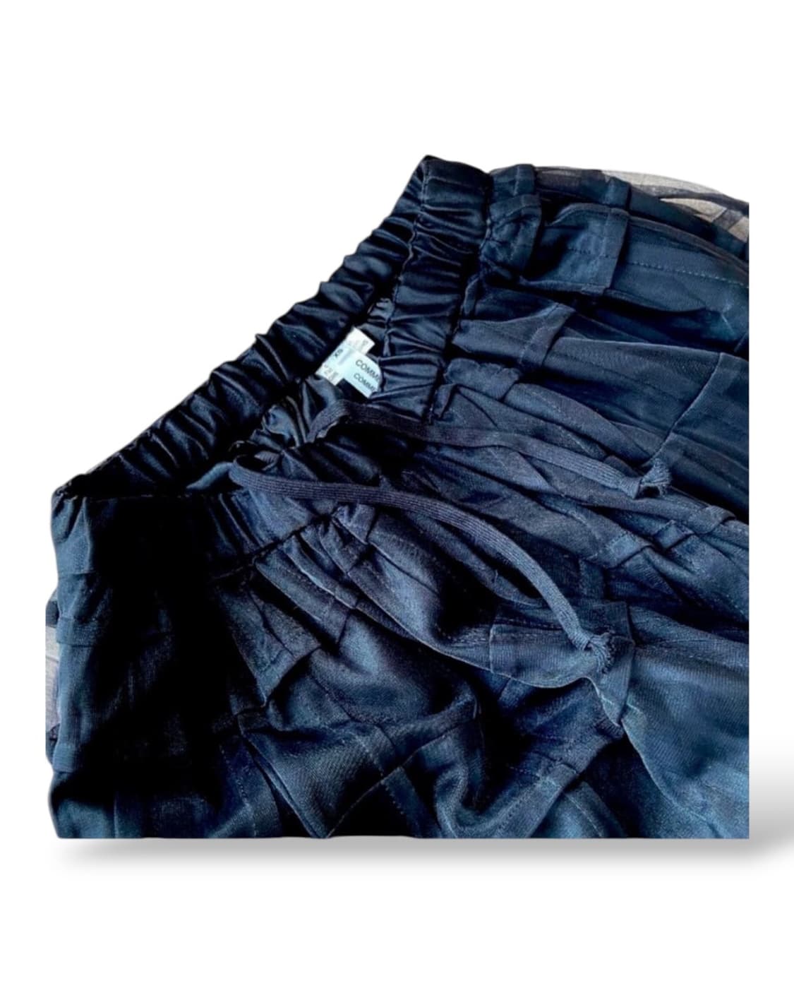 (rare) 꼼데가르송 레이어드 블랙 사루엘 하렘팬츠 상품이미지3