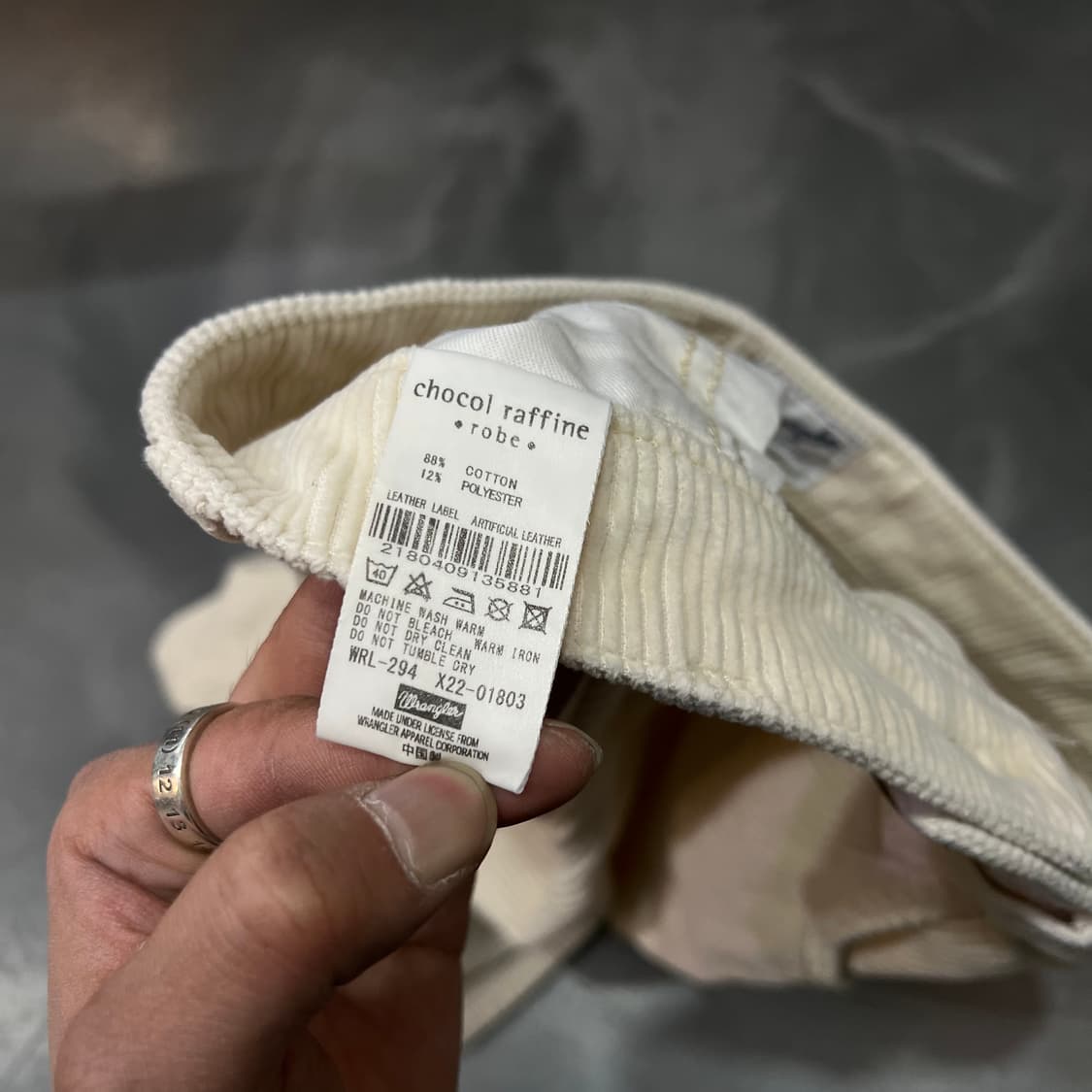  랭글러 코듀로이 미디 스커트 y14904 상품이미지9