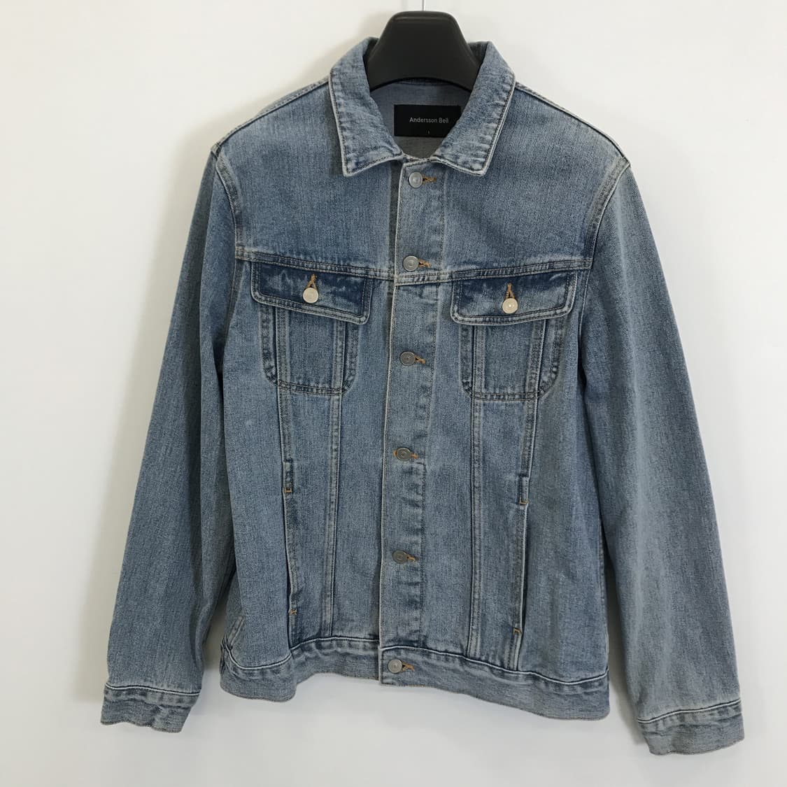 앤더슨벨 Anderson Bell 마린 프린팅 데님자켓 [L] 상품이미지1