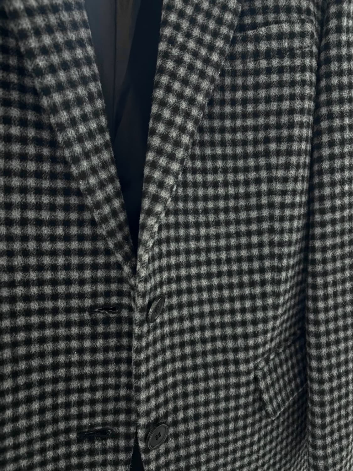 주시주디 체크 울자켓 상품이미지5