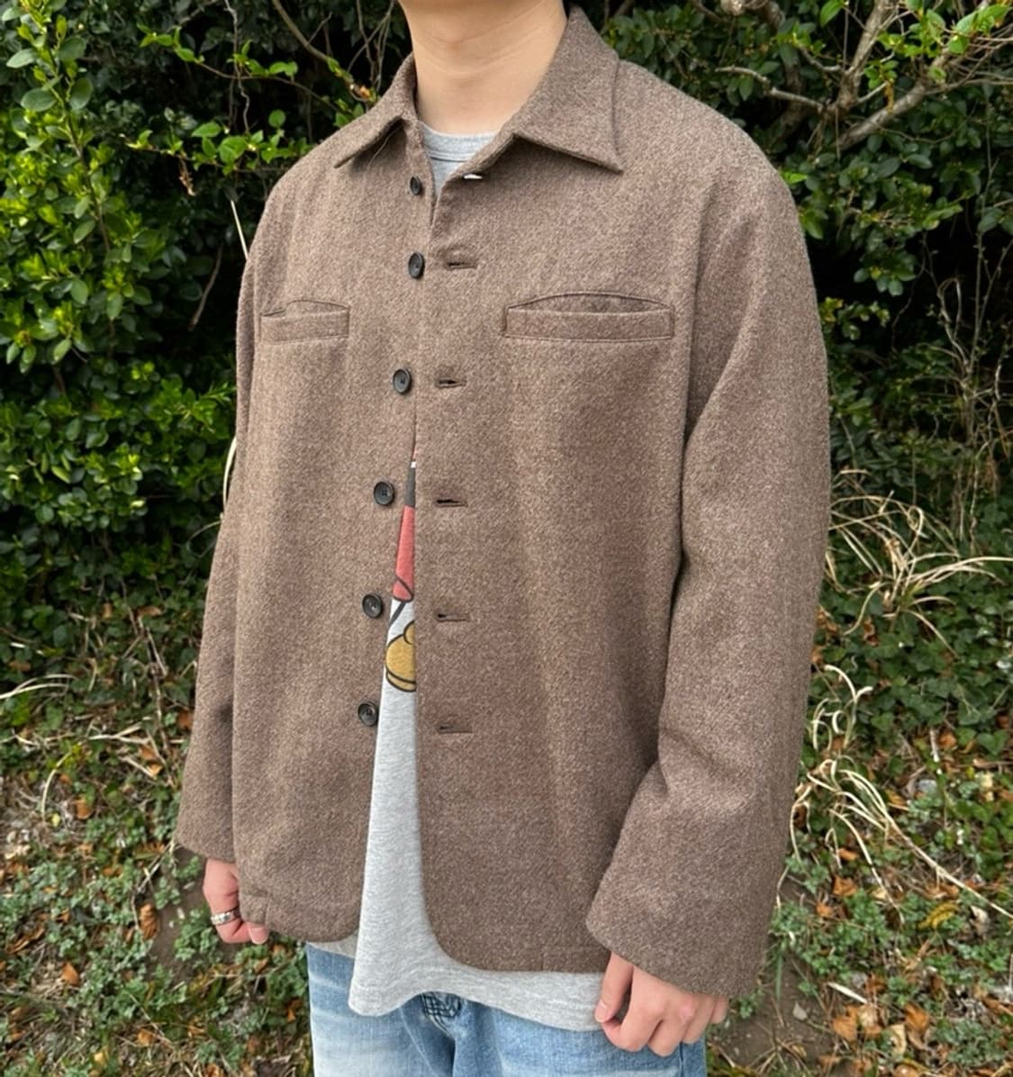 rakines 라키네스 shujujyu top sergr 울 셔켓 자켓 상품이미지1