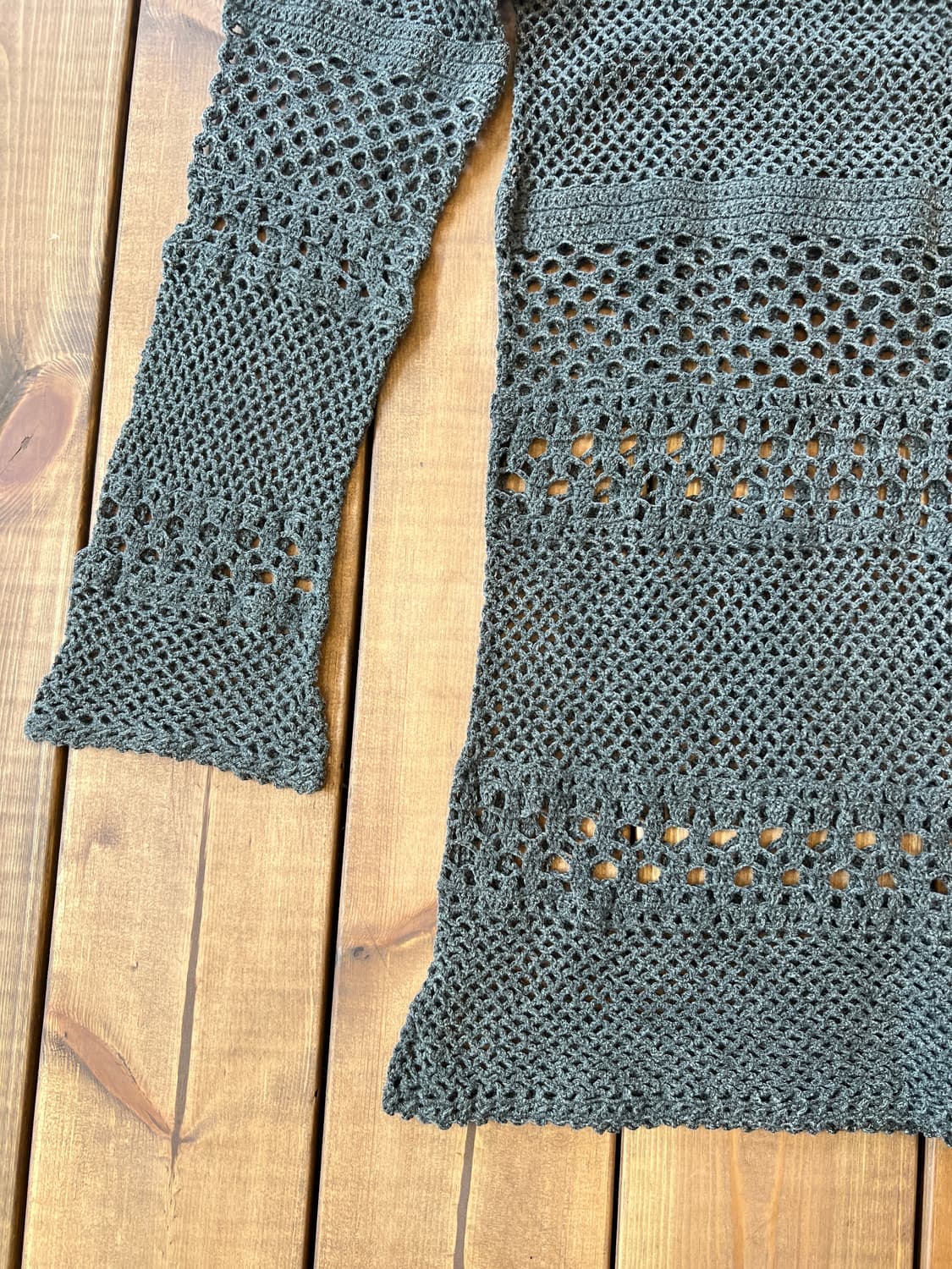 히스테릭 글래머 매쉬 그레이 니트  상품이미지8