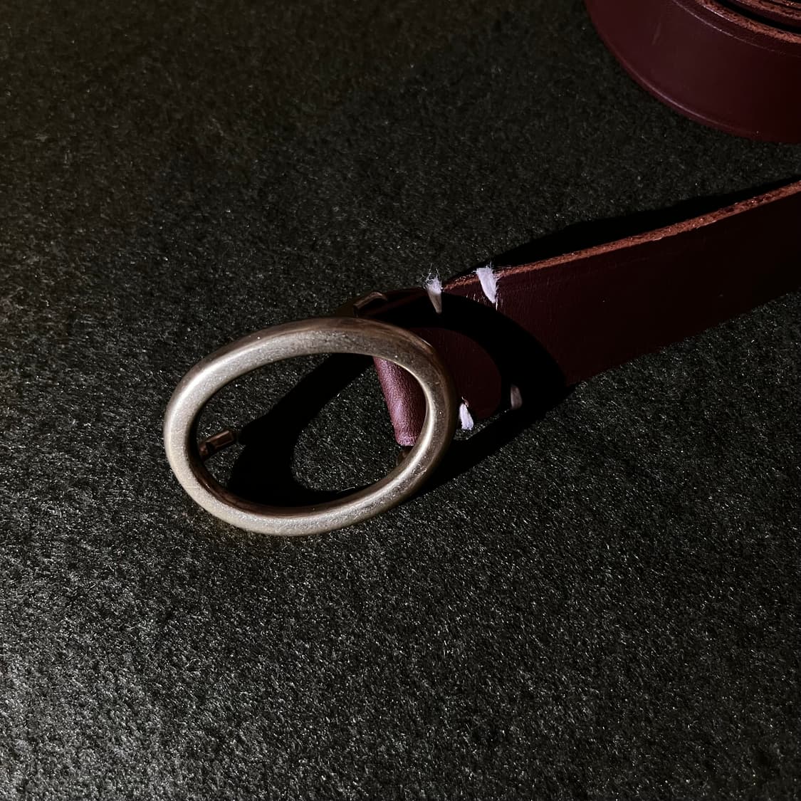 GENUINE ITALIAN LEATHER 가죽벨트 (공용) 상품이미지2