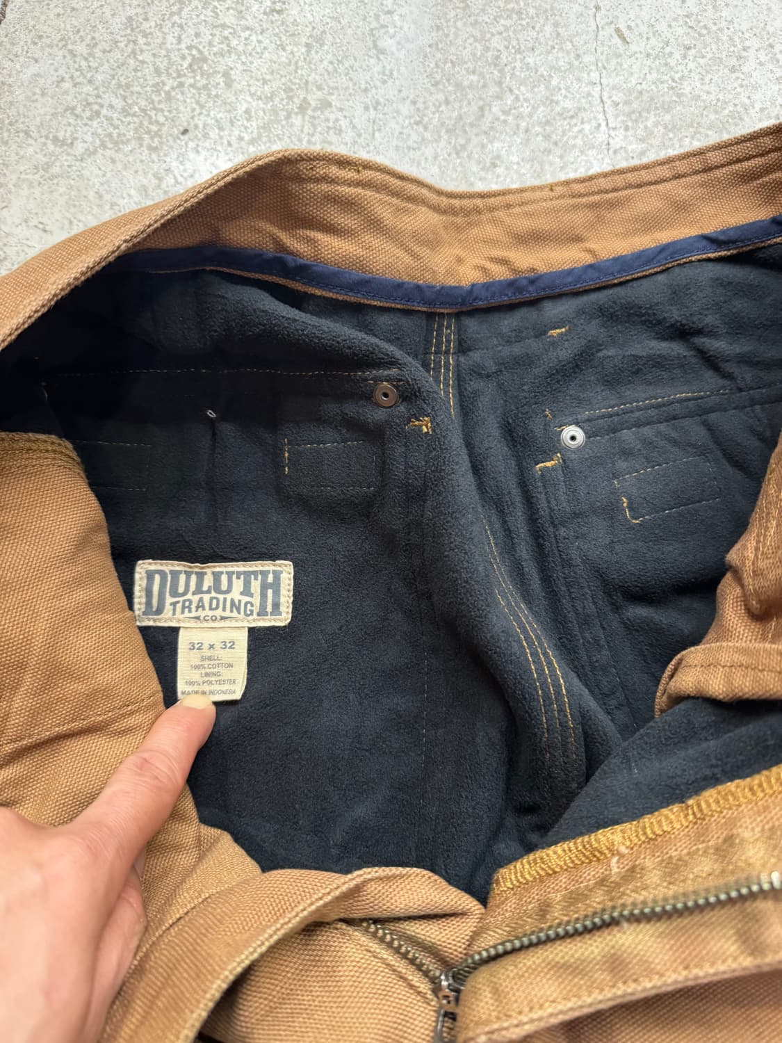 DULUTH 덕 플리스 라이닝 워크팬츠 상품이미지3