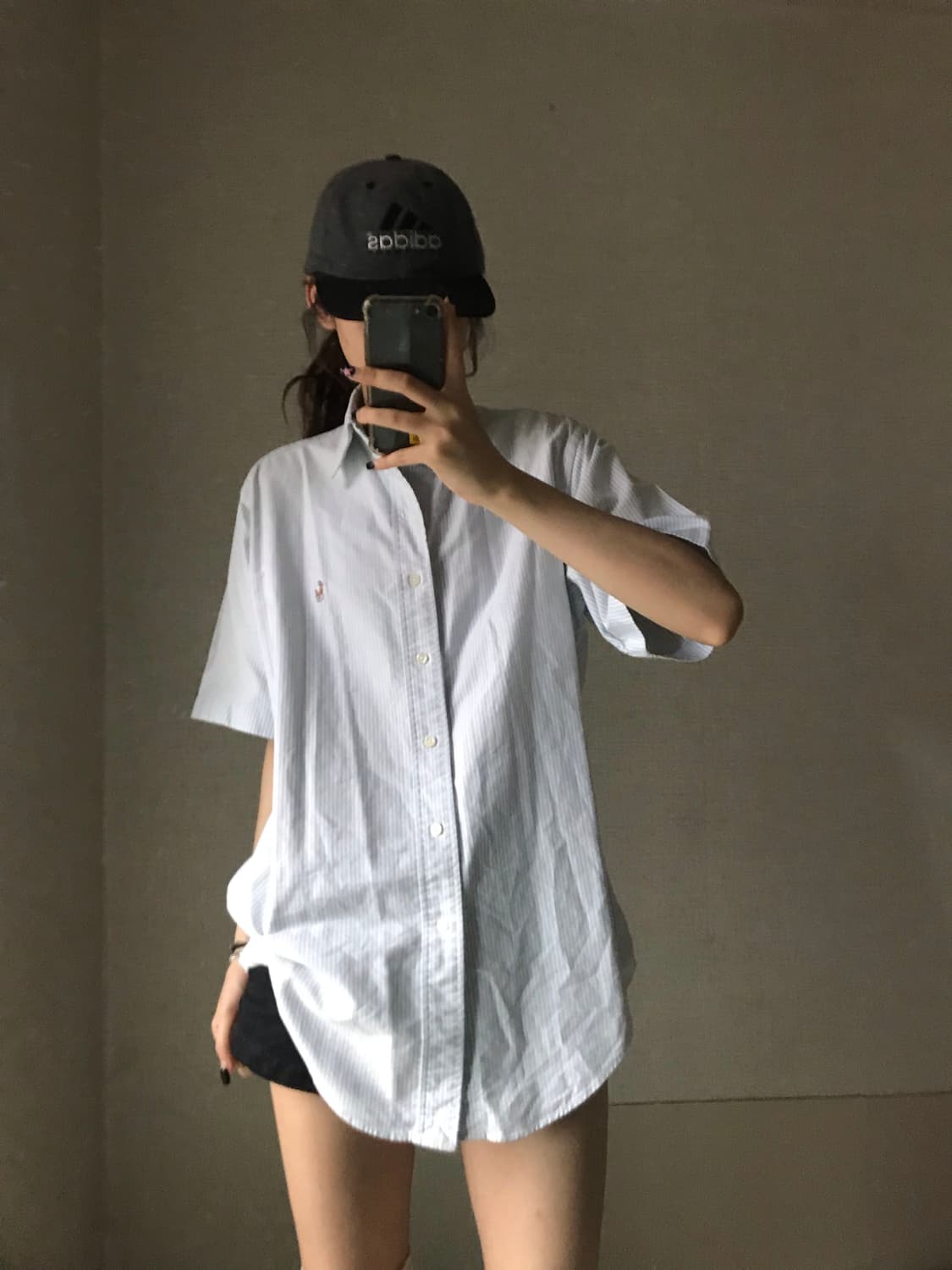 폴로 연하늘 반팔 셔츠 상품이미지4
