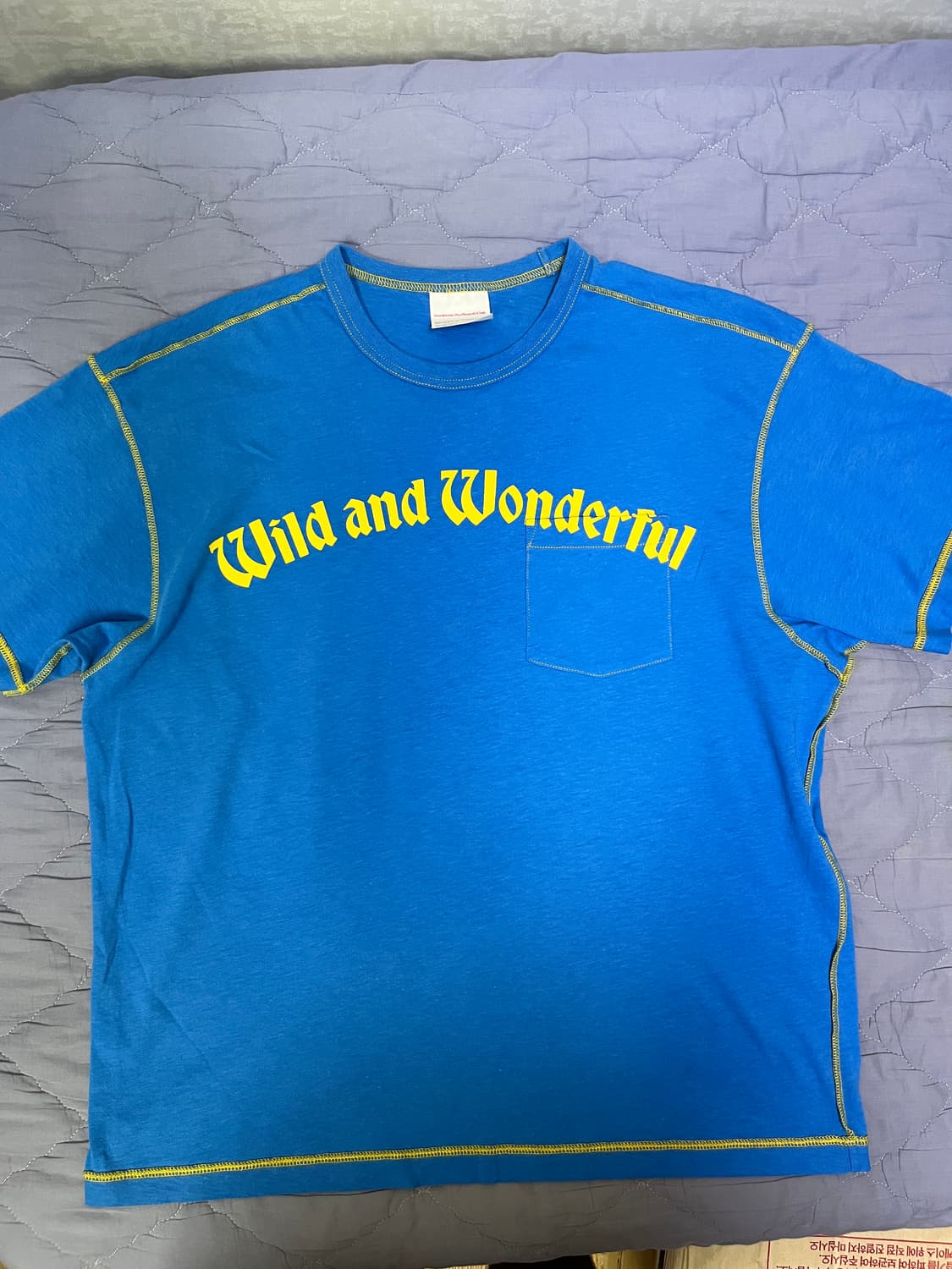 스톡홀름서프보드클럽 BOX TEE BLUE 상품이미지4