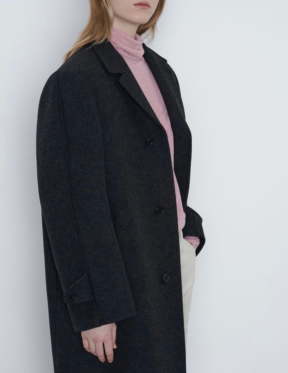 Alte 알테 빅슬리브 싱글코트 챠콜 상품이미지2