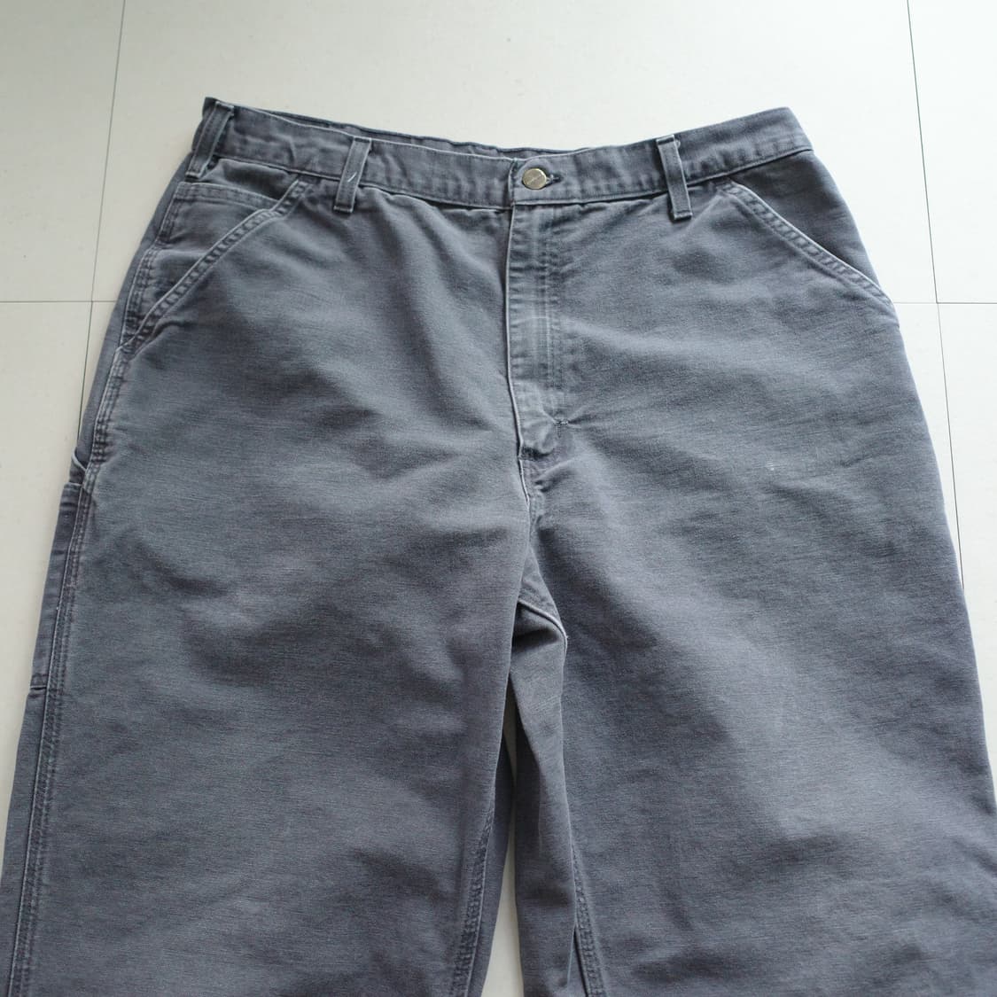 칼하트 B11 PTB 워시드 덕 덩가리 워크 팬츠 38x34 상품이미지2