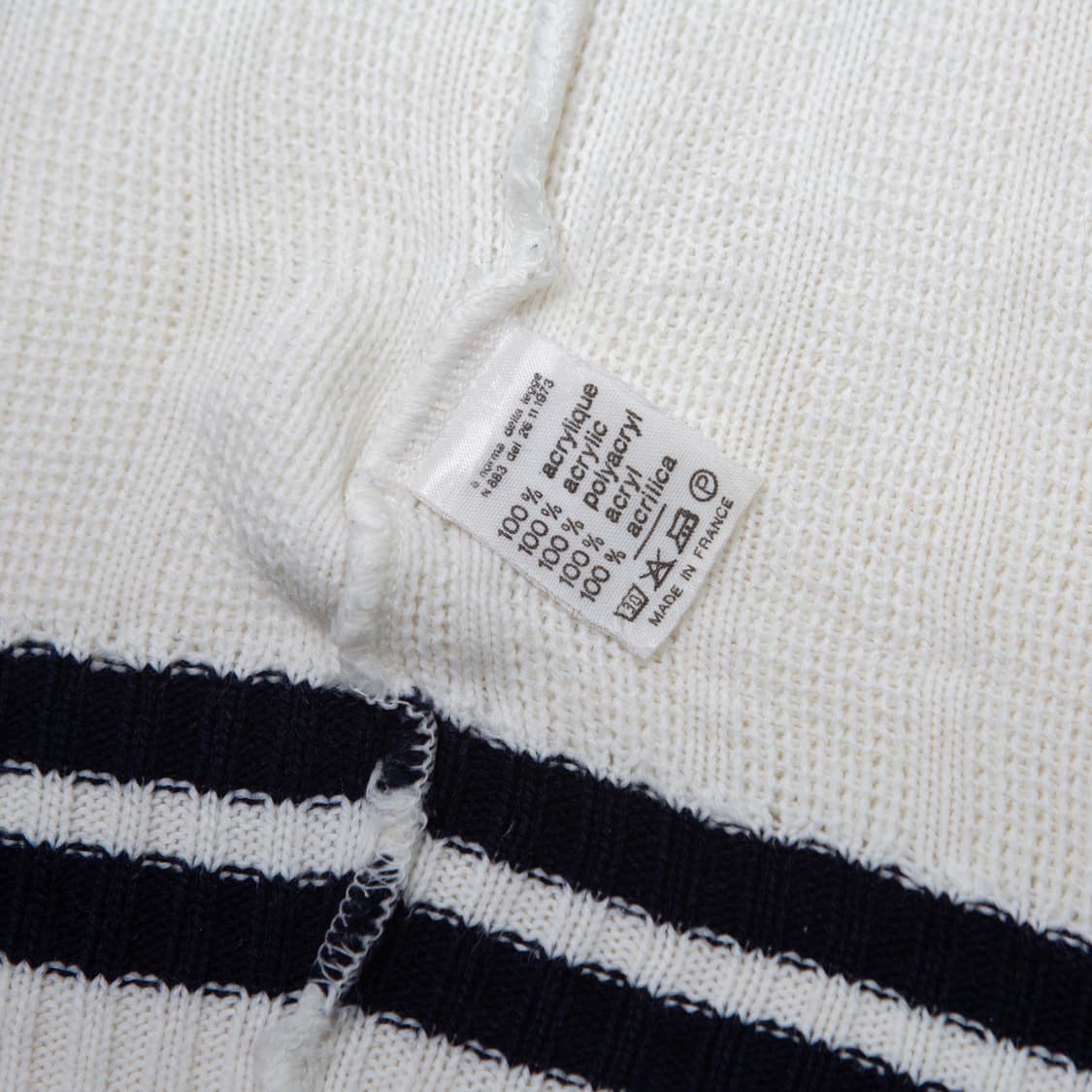 70s 라코스테 아크릴 크리켓 니트 베스트 상품이미지8