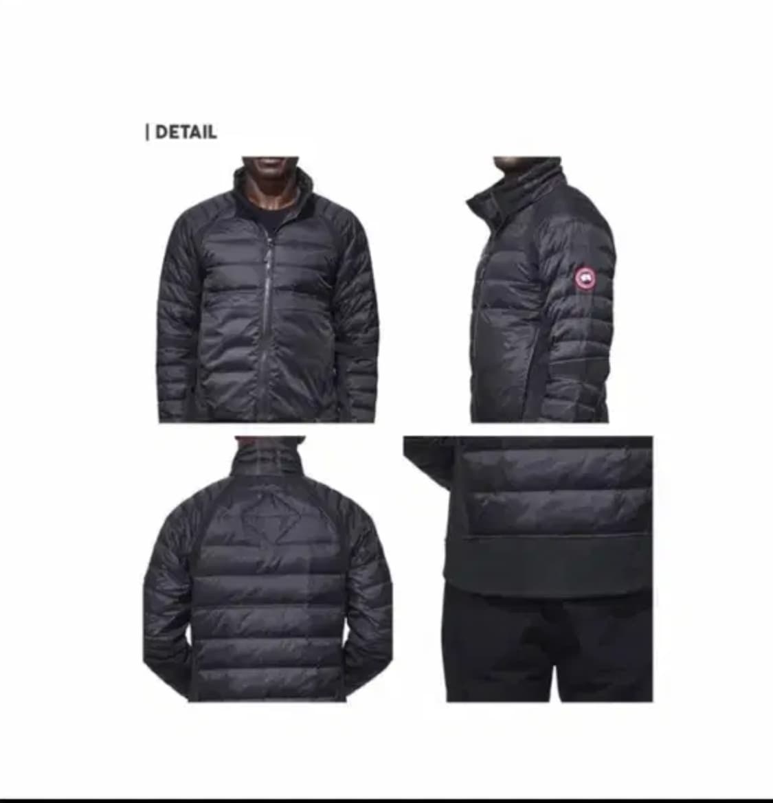 캐나다구스 hybridge percent 패딩 블랙 L 상품이미지1