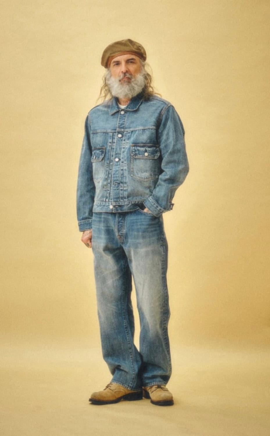 (품절상품) 아웃스탠딩 SELVEDGE 데님 2ND 자켓 s 상품이미지2