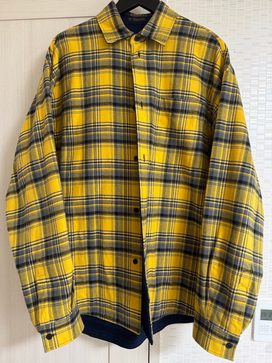 [S] 발렌시아가 리버서블 체크셔츠 상품이미지2