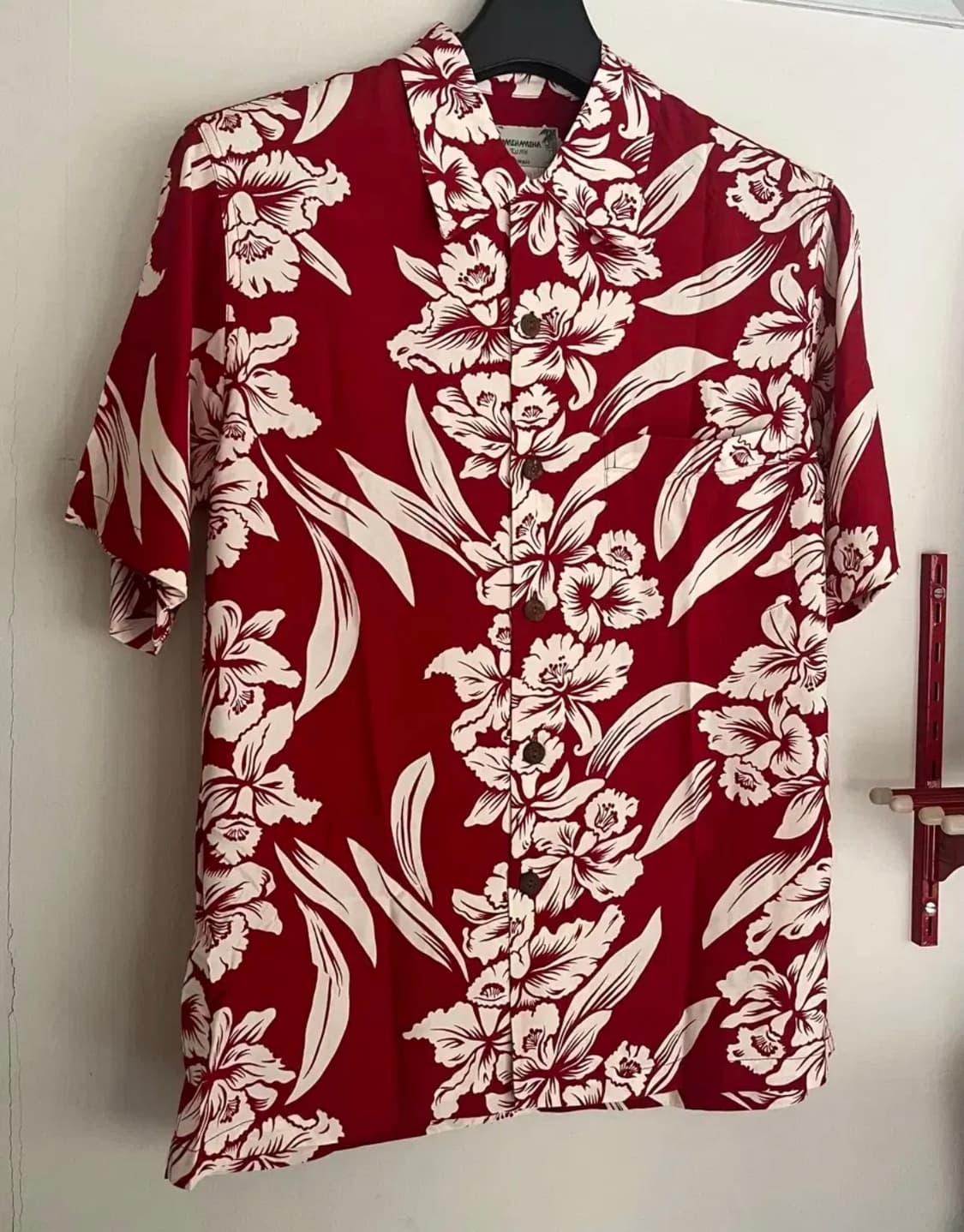 Kamehameha 빈티지 하와이안 플로럴 셔츠 (U.S.A) 상품이미지2