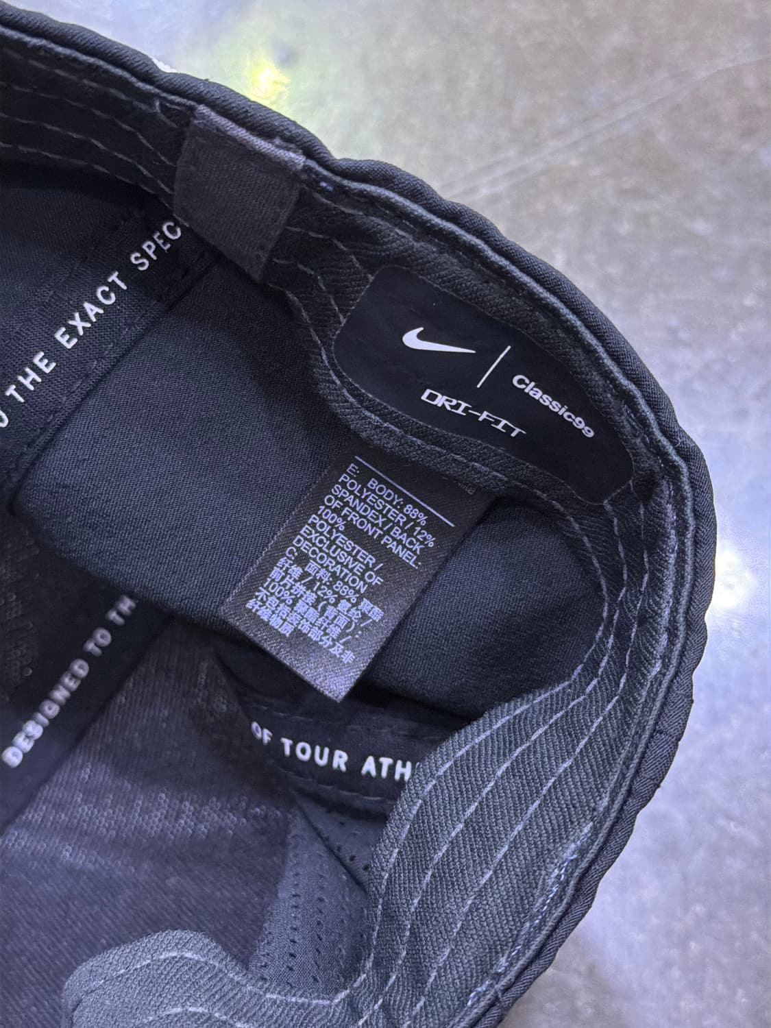 나이키 클래식99 드라이핏 골프 3D 스우시 볼캡 블랙 상품이미지8