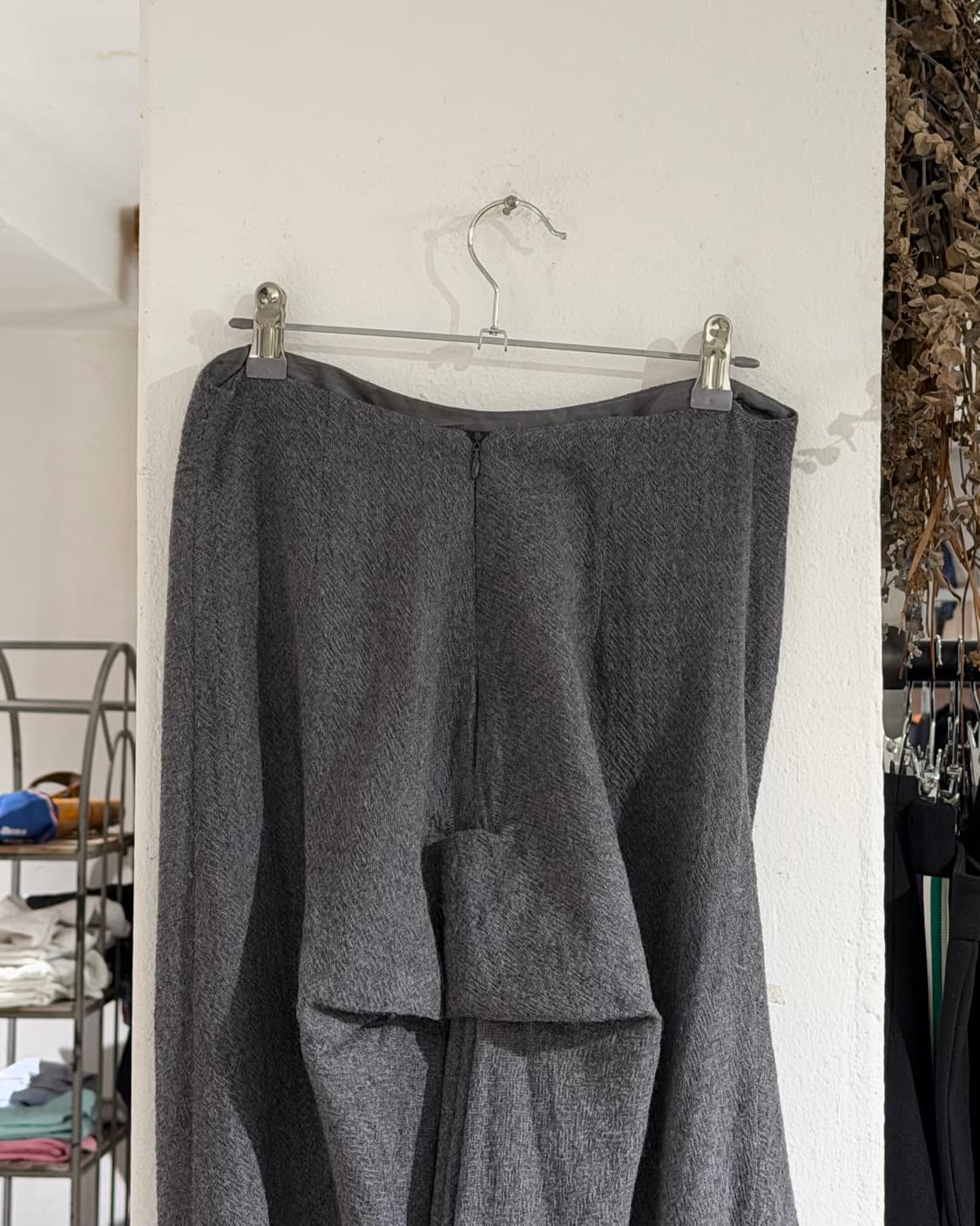 모르간 르 페이 그레이 드레이프 롱 스커트 상품이미지5