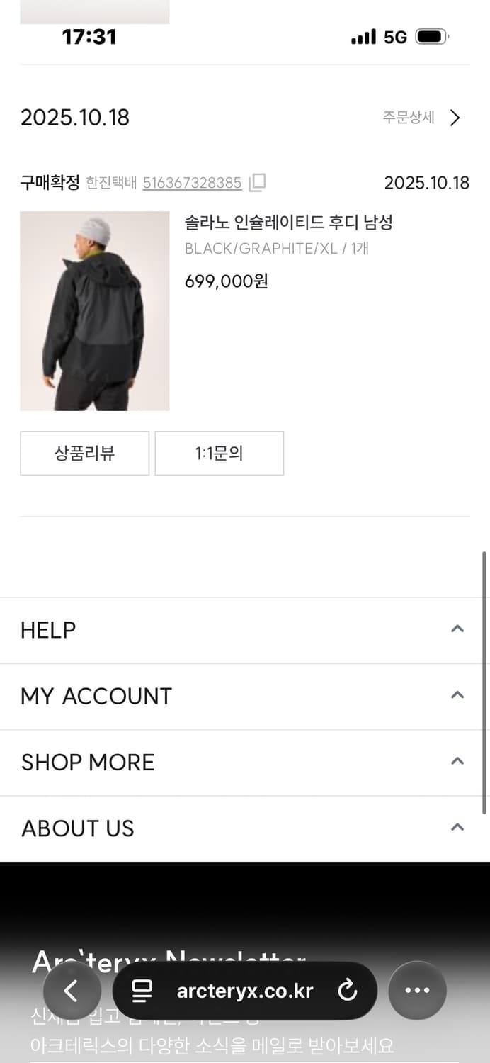 아크테릭스 솔라노 인슐레이티드 후디 상품이미지4