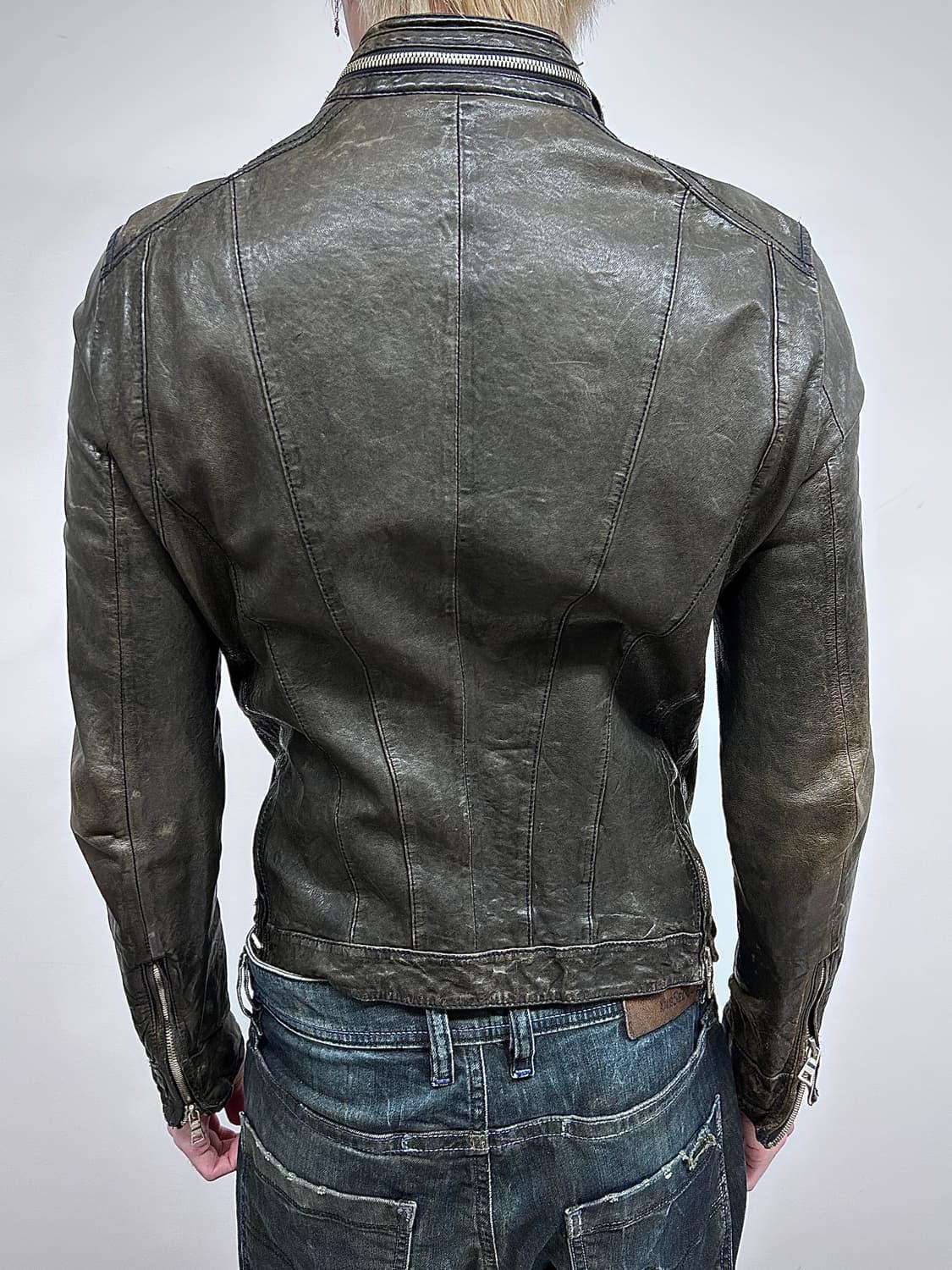 램스킨 레더 자켓 상품이미지3