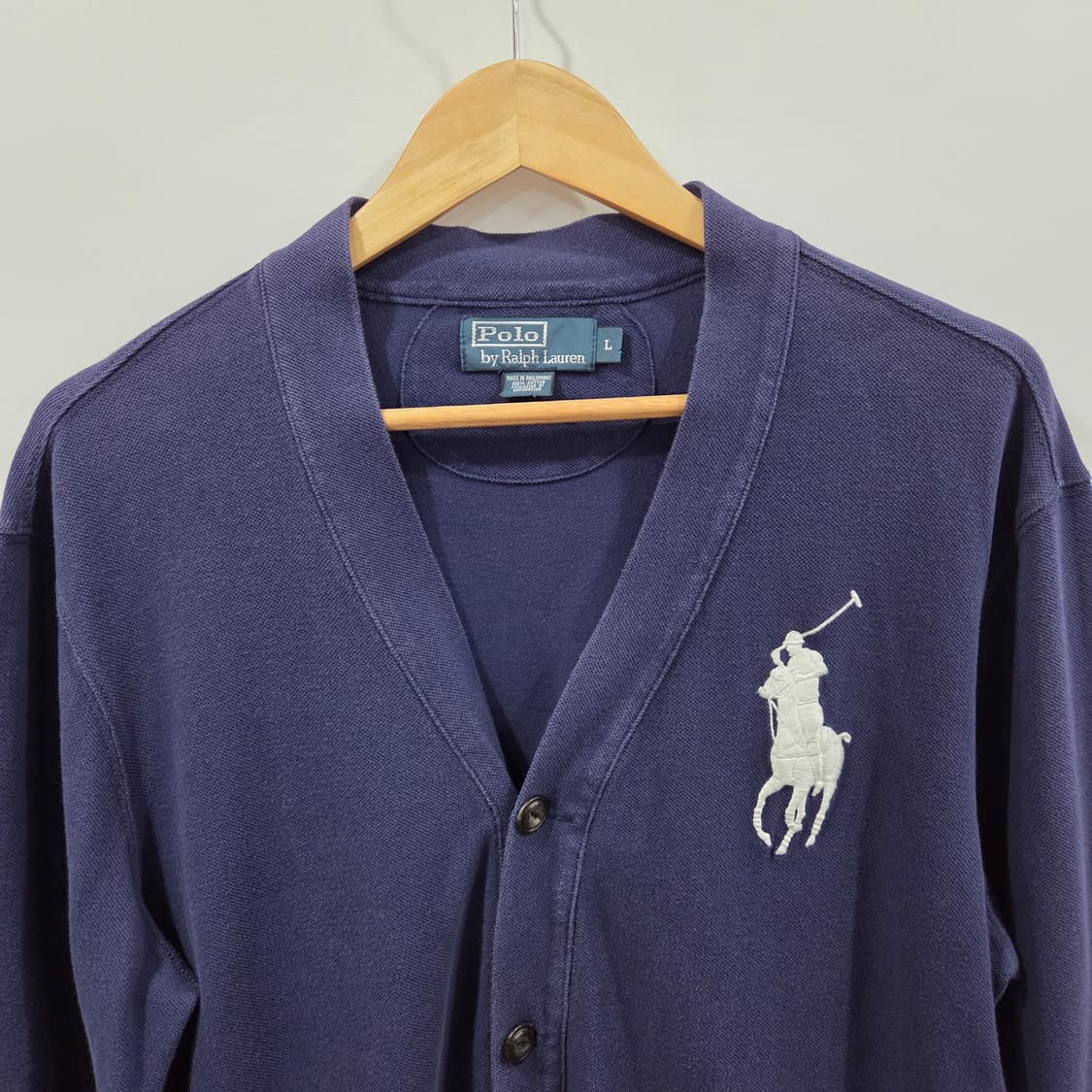 폴로랄프로렌 코튼 네이비 가디건 L 상품이미지2
