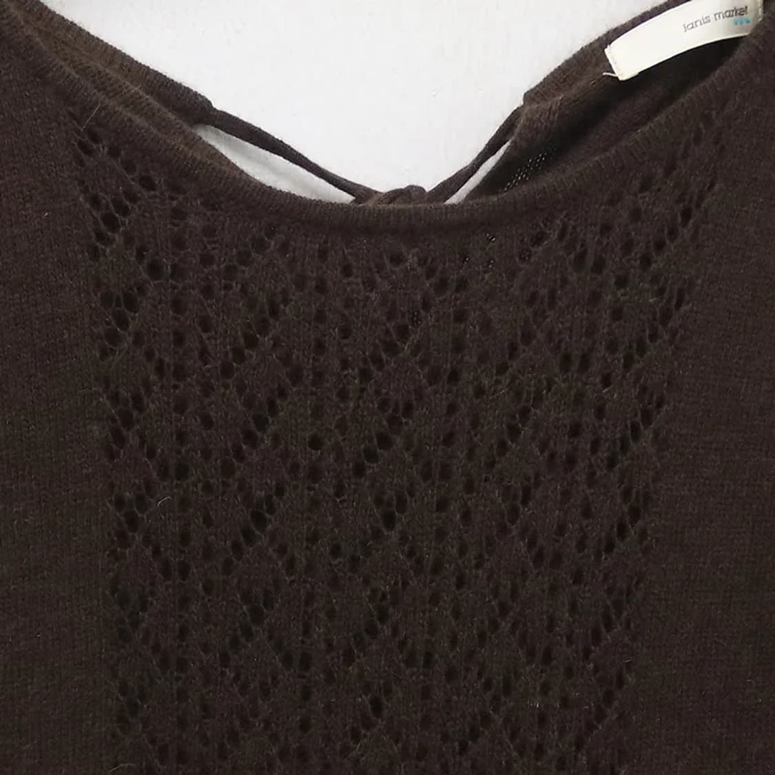 JANIS MARKET 펀칭 앙고라 혼방 니트 62395 상품이미지3