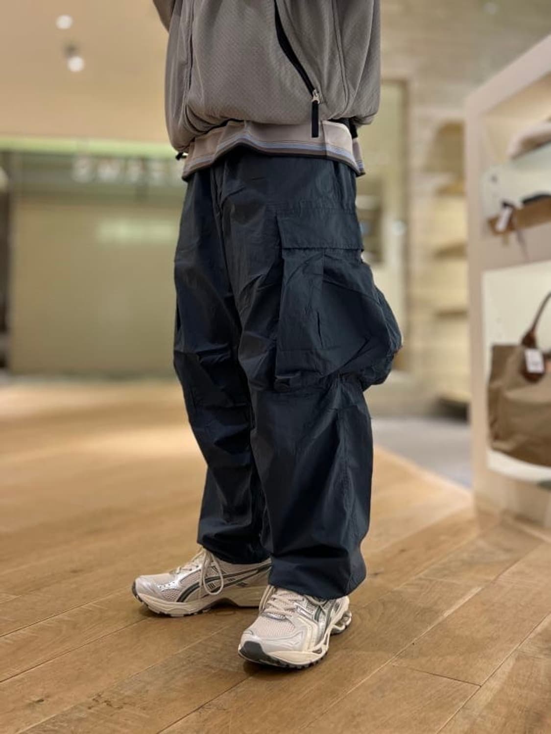 빔즈 빅 포켓 나일론 이지 카고 팬츠 M 상품이미지8