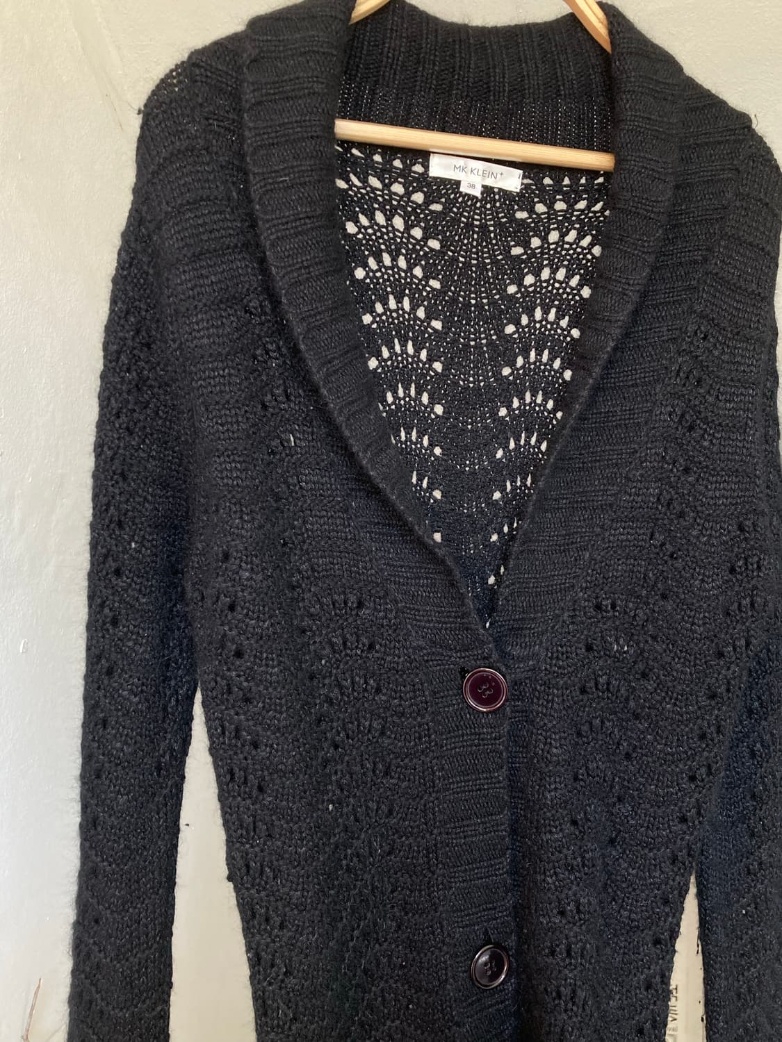 블랙 페어리 울 롱 가디건 상품이미지2