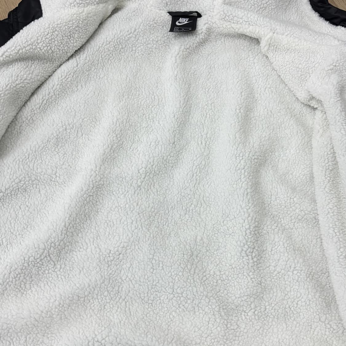 나이키 빅로고 안감 후리스 롱 돕바 상품이미지3