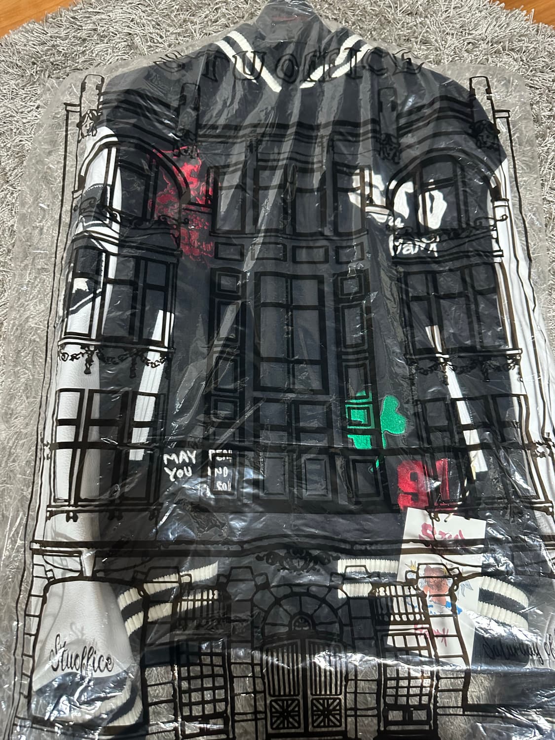 [L] STU x 행크 바시티 자켓 상품이미지2