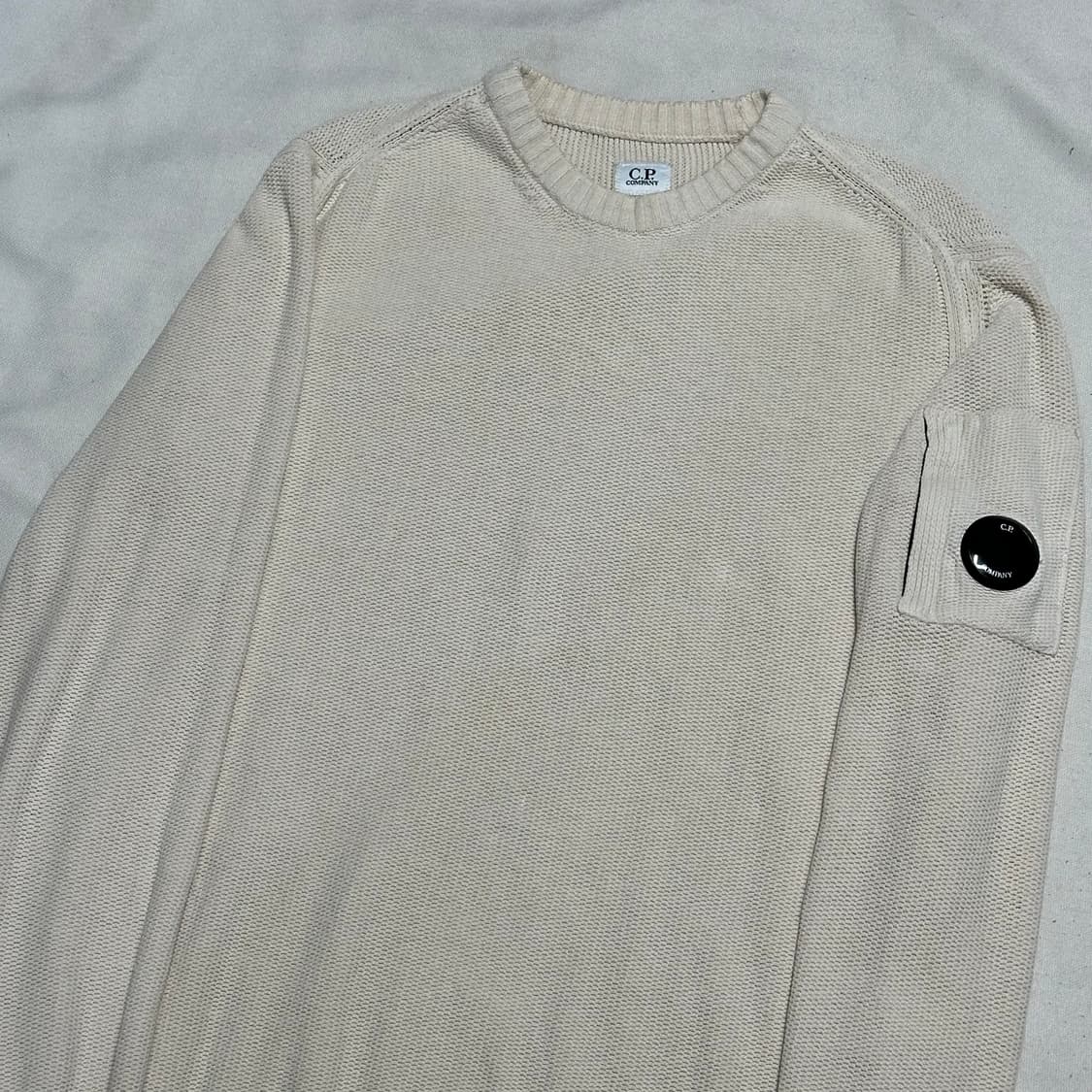 52 C.P.컴퍼니 화이트 코튼 니트  상품이미지1