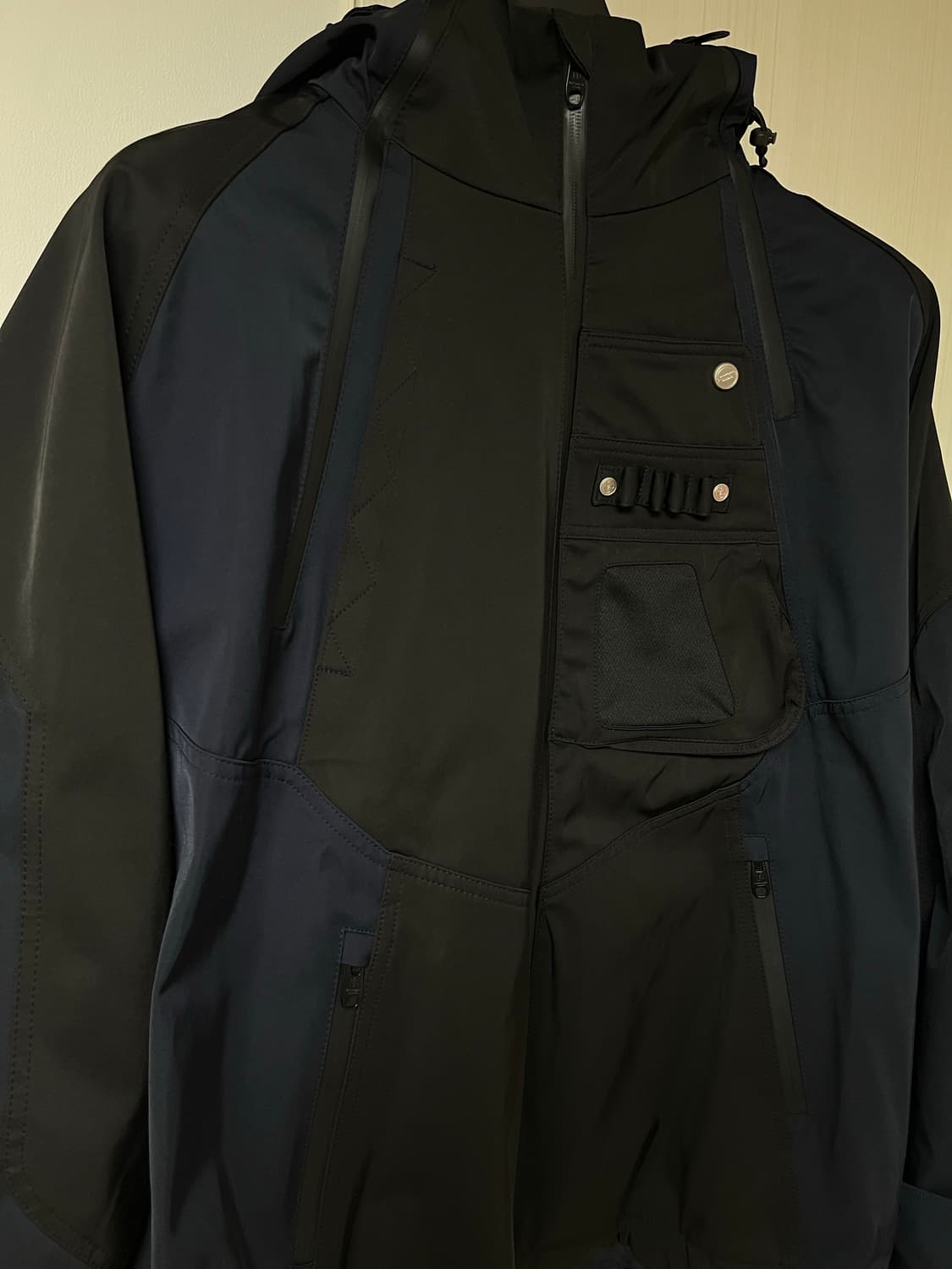 언더마이카 카메 멀티 지퍼 터틀 쉘 파카 에프터 미드나잇 상품이미지2