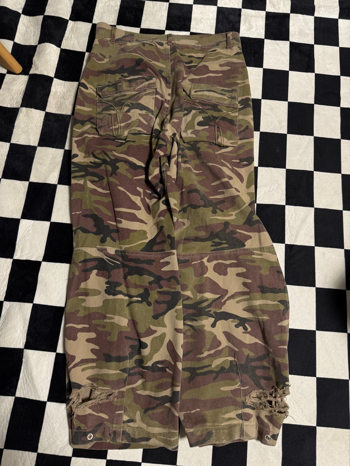 ETCE 디스트로이드 카모 배기 팬츠 OG / L 상품이미지2