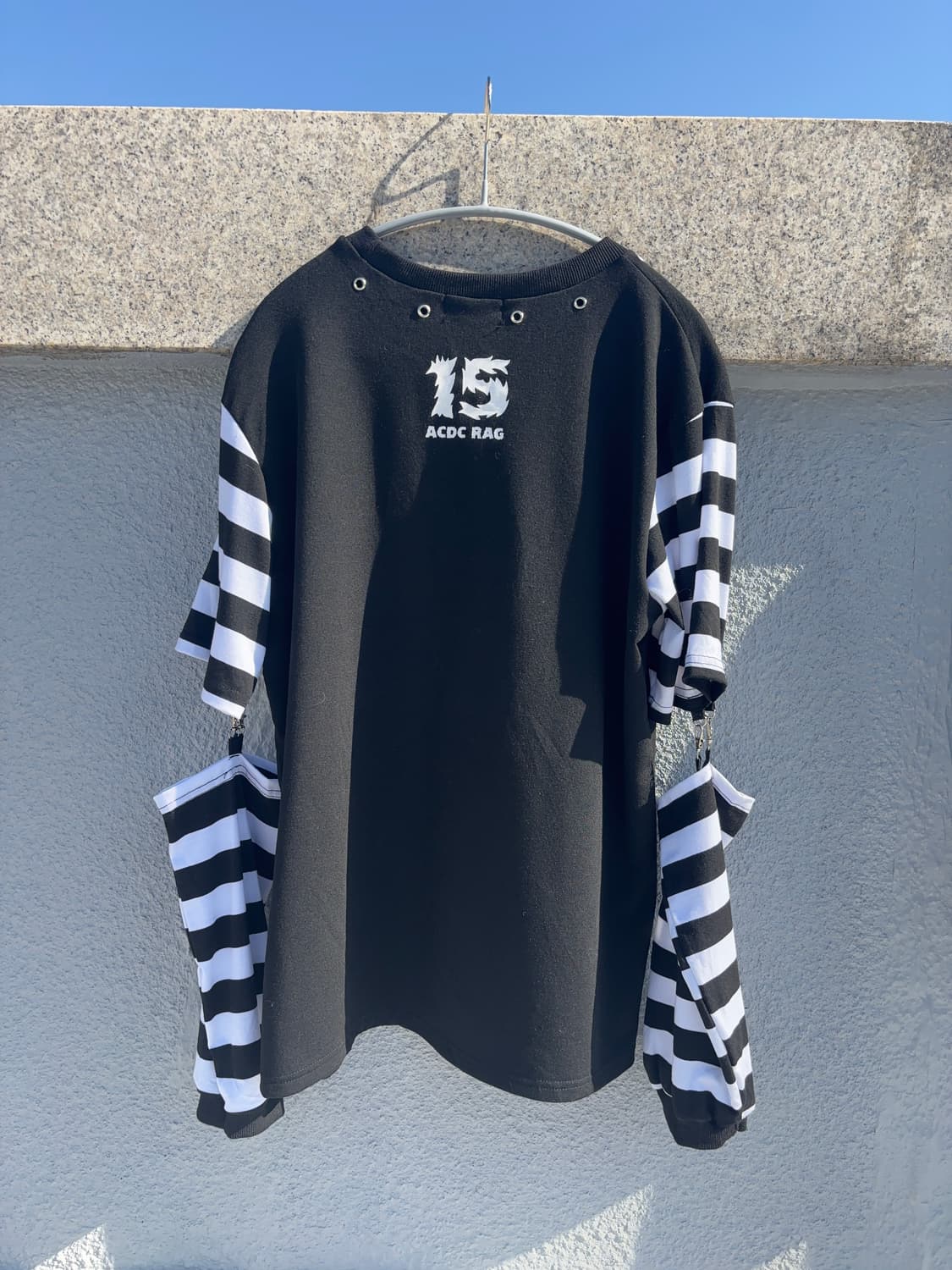 ACDC RAG 고딕 키치 프린팅 티셔츠 상품이미지4