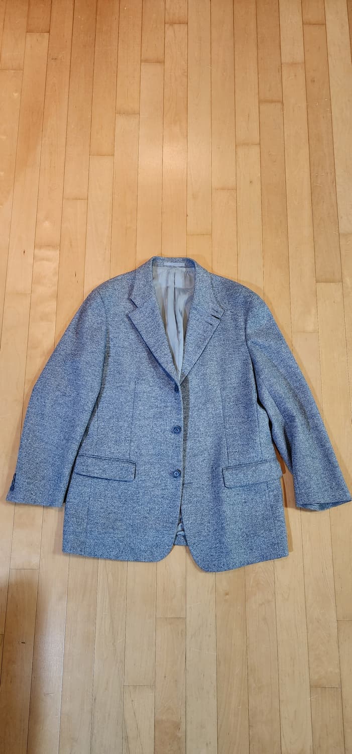 연블루 모직 자켓 XL 상품이미지4