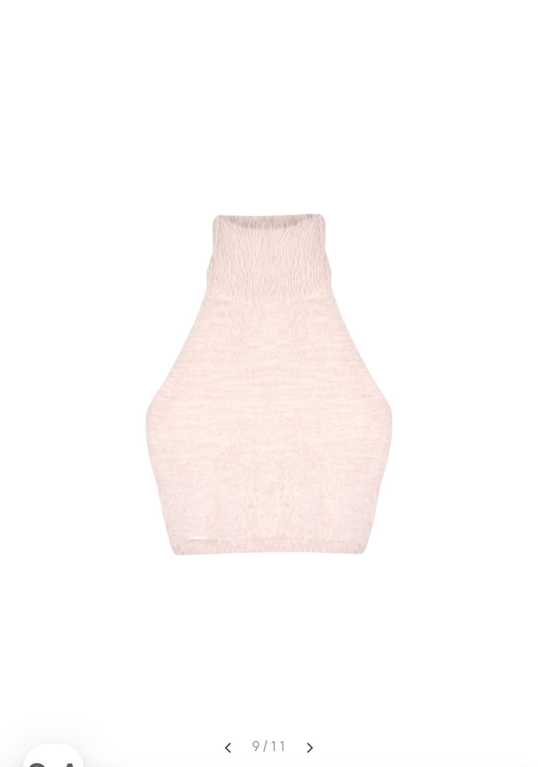 Sorbet fluffy halterneck knit 상품이미지1