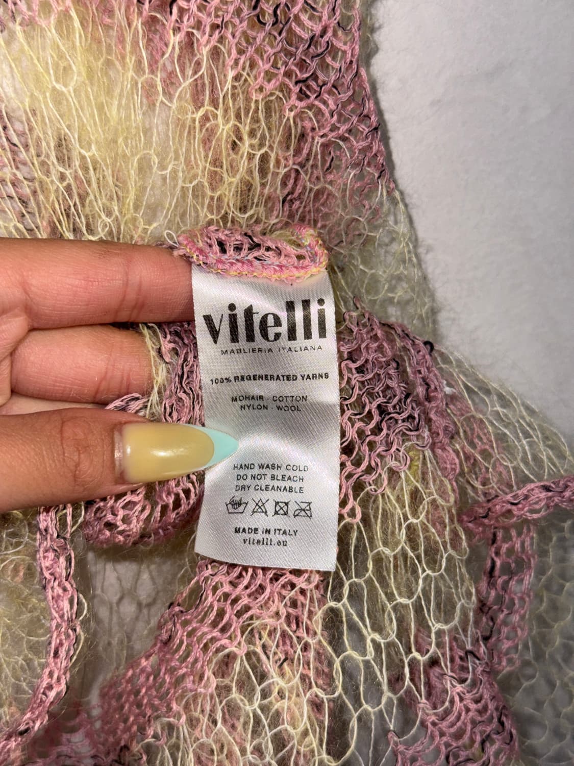 Vitelli pink lemon distress maxi sleeve  상품이미지10