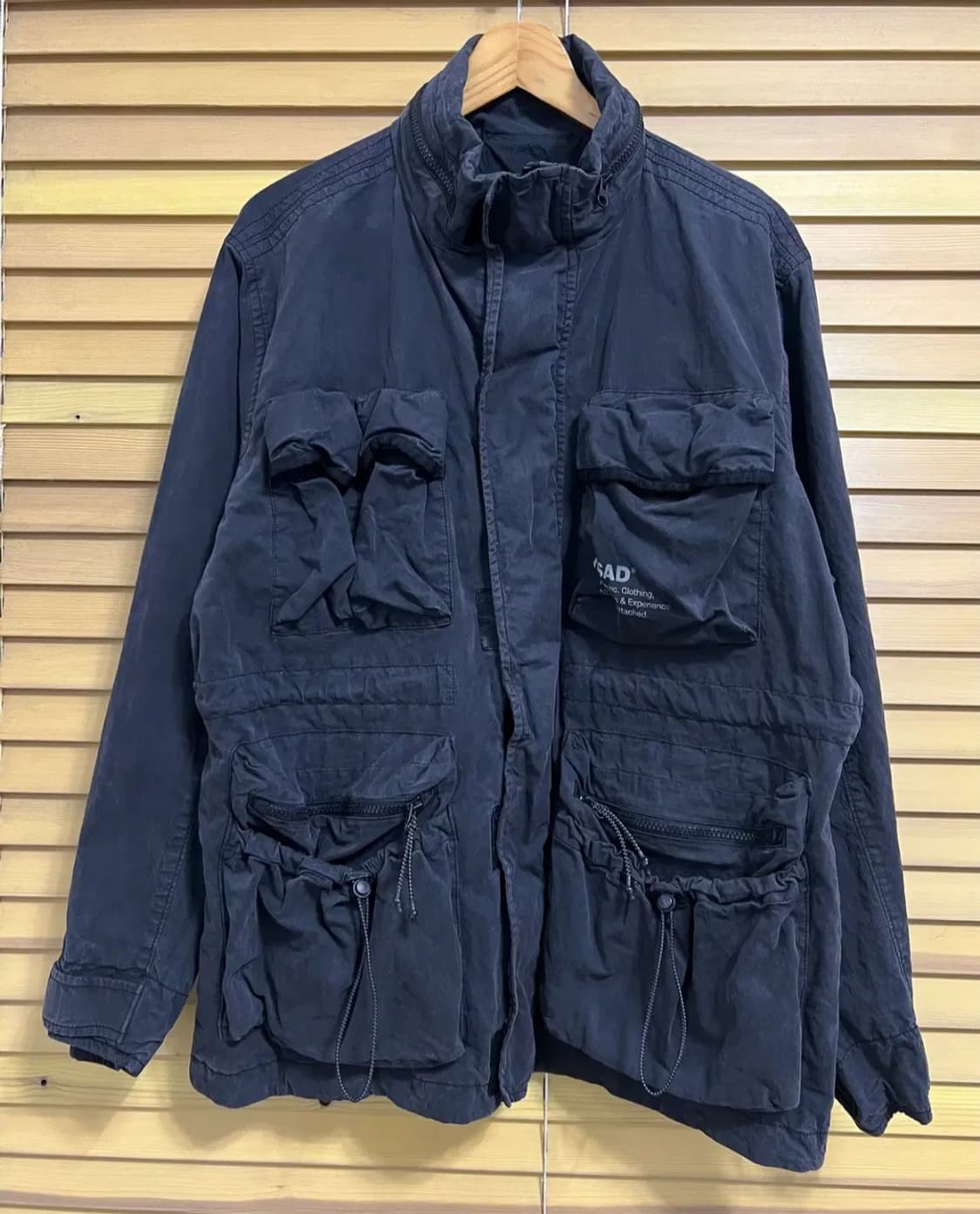 NSAD 남성 블랙 테크가먼트다잉자 워크자켓

 상품이미지1