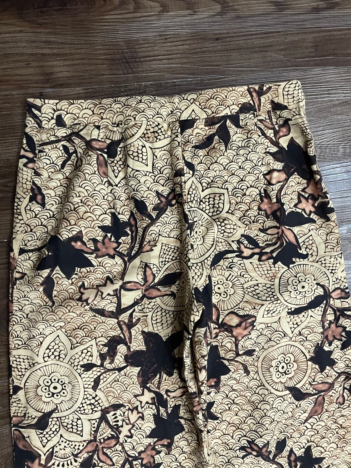 막스마라 비스코스 린넨 트라우저 팬츠 에스닉 히피 오리엔탈 상품이미지10