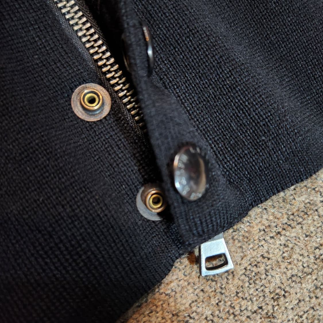 폴로랄프로렌 00s 헤비 메리노울 니트 집업 XL 상품이미지3