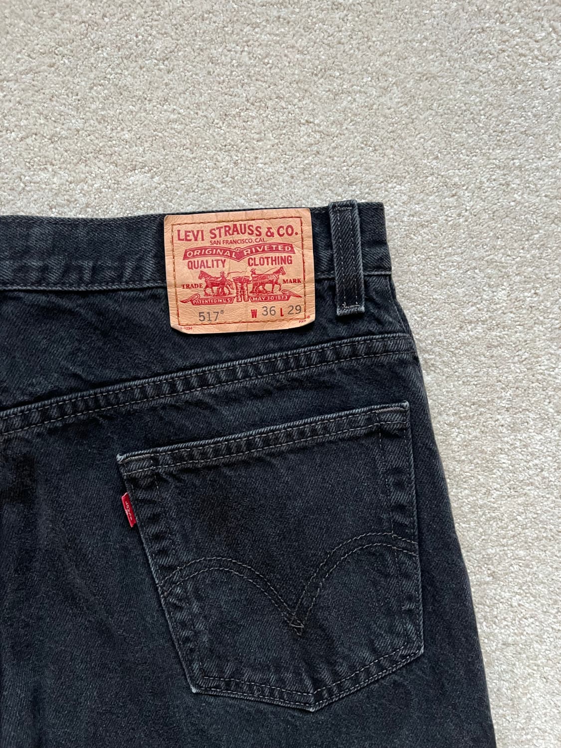00s 리바이스 517 블랙 데님 (31-33) 상품이미지7