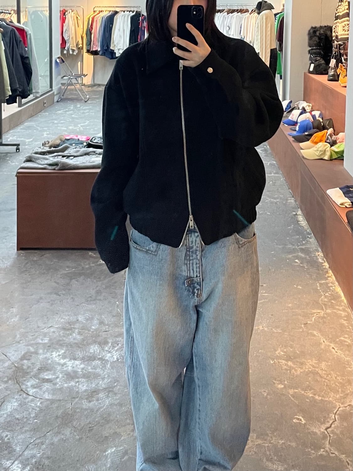 라퍼지스토어 울리치 오버 라운드 블루종재킷 H921 상품이미지1