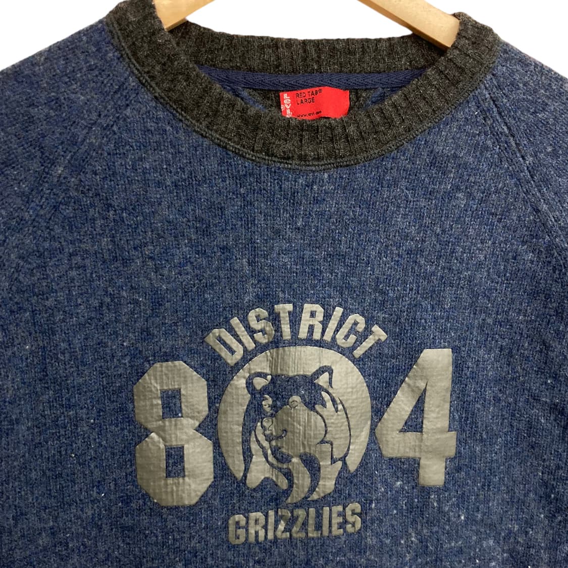 리바이스 올드 빈티지 디스트릭트 네이비 니트 M 상품이미지6