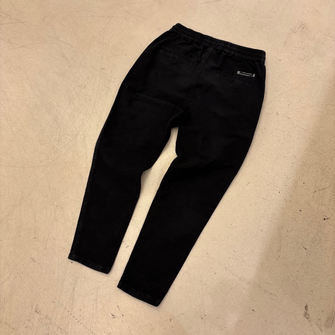 라이프워크 블랙 코튼 팬츠 상품이미지3