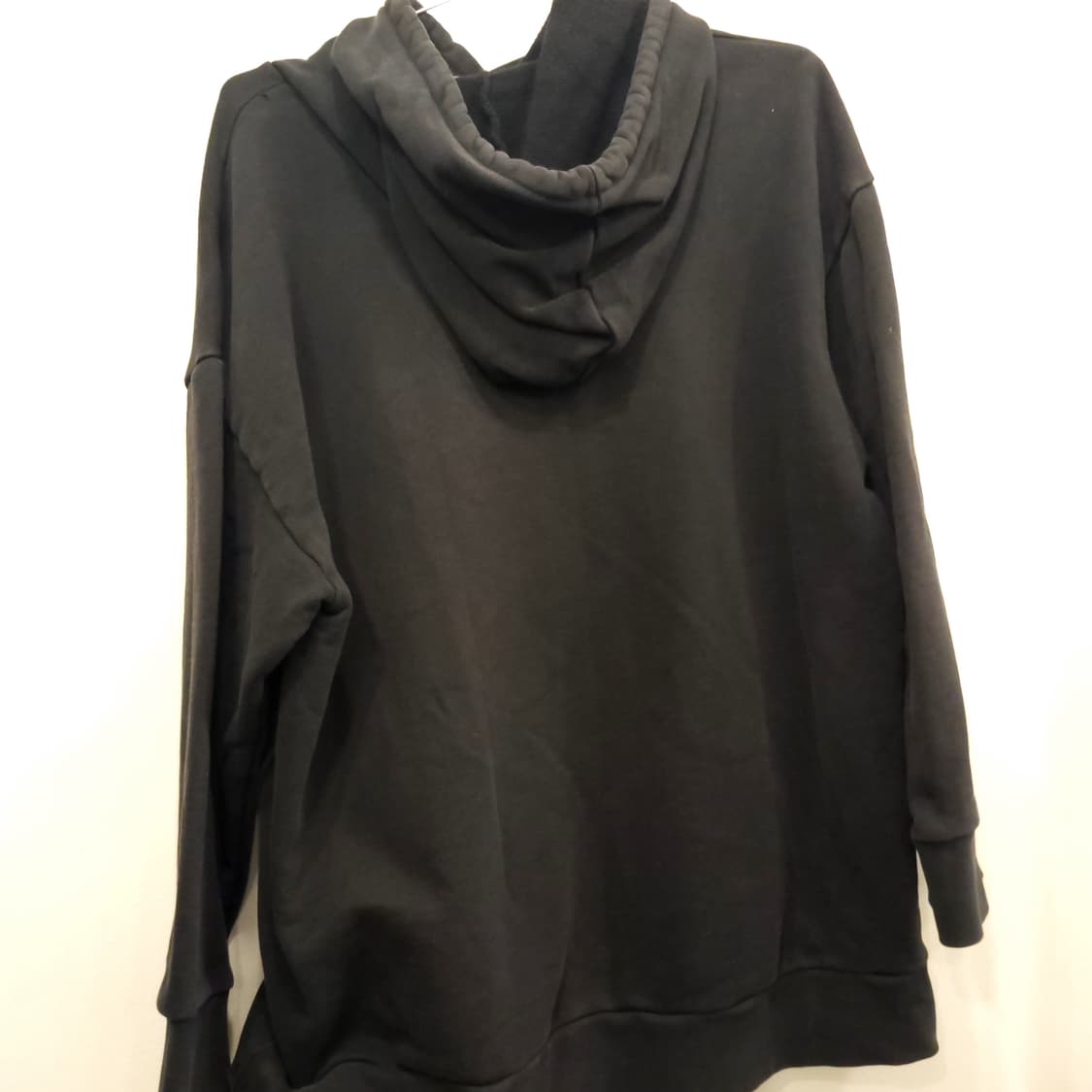 아디다스 오리지널 블랙 빅로고 후드티 상품이미지5