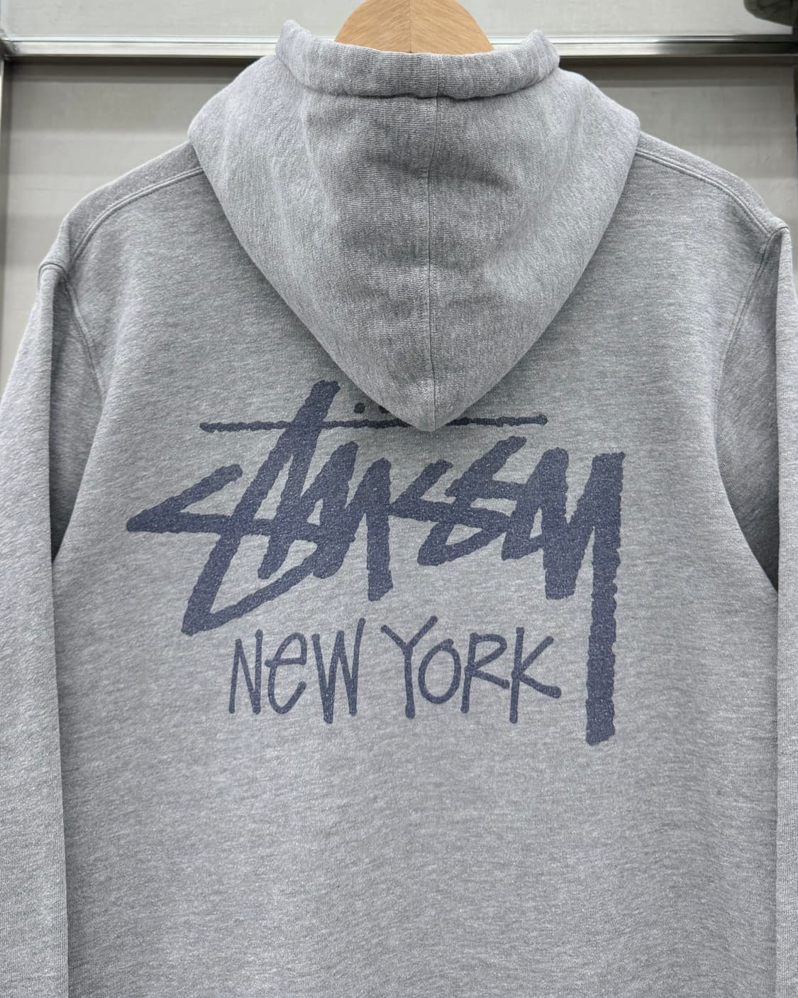 스투시 00s 뉴욕 빅로고 New York 스웻 후디 후드티 상품이미지3