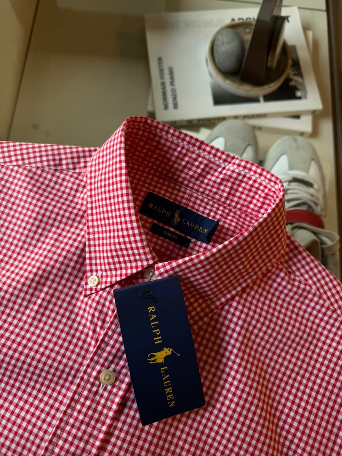 폴로 랄프로렌 버튼다운 셔츠 슬림100 상품이미지7